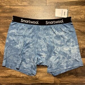 Smartwool Merino 150 Plant Based Dye Boxer Brief Men's XL Light Indigo Marble